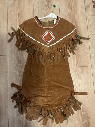 Disfraz infantil de india Eurekakids talla 4