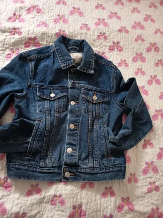 Cazadora tejana vaquera