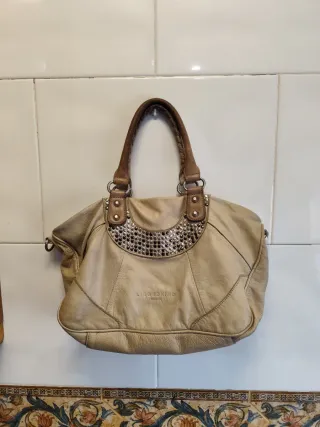 Bolso Piel Liebeskind Beige/Dorado