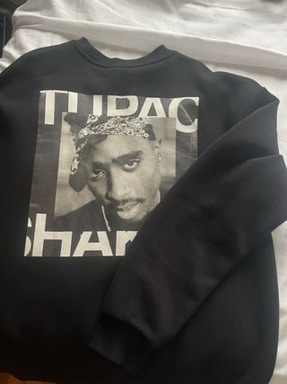 Sudadera Negra 2Pac TUPAR Talla Única