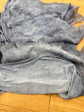 Abito Y2K Seta Blu Taglia S