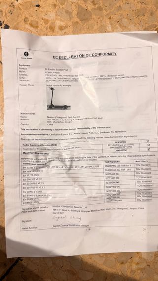 Patinete Eléctrico Xiaomi