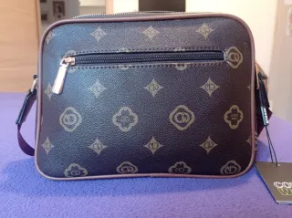 Borsa Coveri World donna marrone e oro