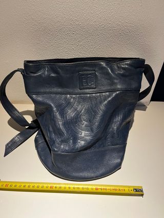 Borsa secchiello Enrico Coveri blu
