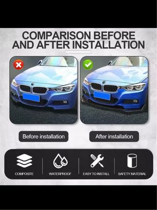 Labio Defensa Delantero Coche Ajustable