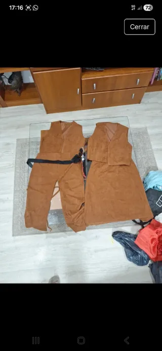 Disfraz Pistolero Niño/Niña Marrón 8 años