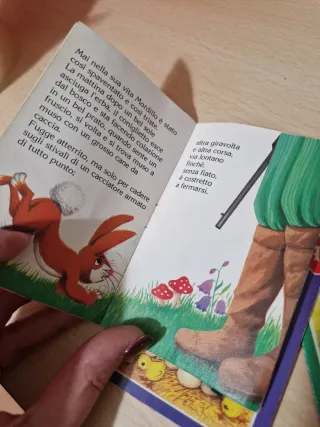 Mini libri vintage anni 80 Pollo Arena