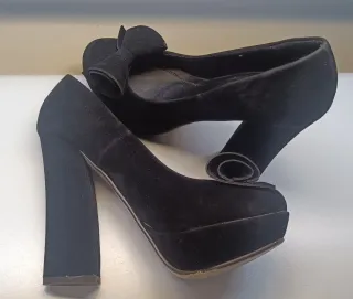 Scarpe donna tacco DIAMANTIQUE nere 36