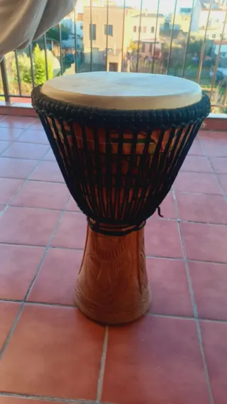 Yembé (djembe) Percusión Africana 63x32 Artesanal.