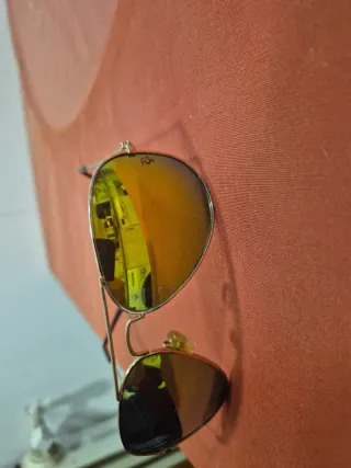 Gafas Ray-Ban Aviador Doradas Multicolor