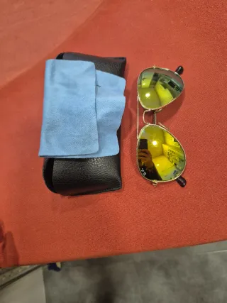 Gafas Ray-Ban Aviador Doradas Multicolor