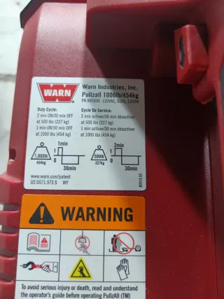 Warn PullzAll Cabrestante Eléctrico Portátil