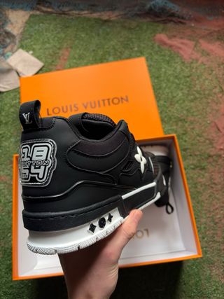 Louis Vuitton Scarpe da Ginnastica Nere e Bianche