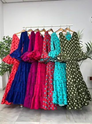 Traje de Flamenca lunares