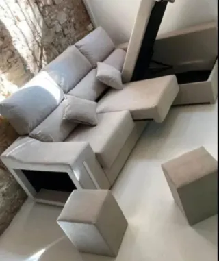 Armario blanco de madera