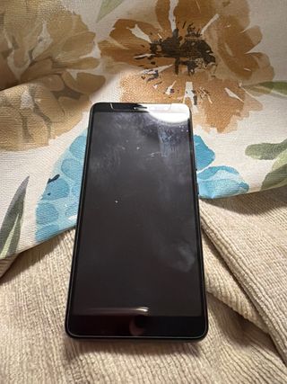 Teléfono móvil negro