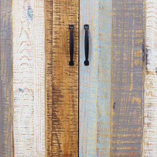 Credenza Legno Multicolore Vintage 131x40x77 Cm