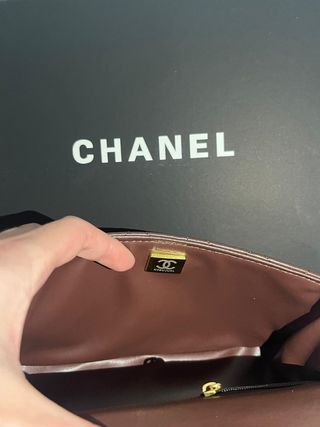 Bolso Chanel Marrón y Dorado