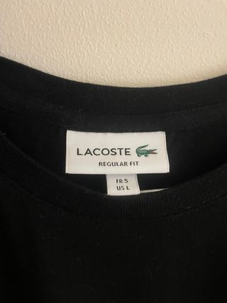T-shirt Lacoste Preta