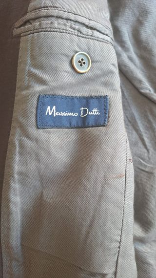 Chaqueta Americana Massimo Dutti Marrón T.48