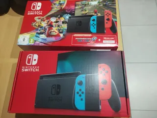 Nintendo Switch con juegos y accesorios