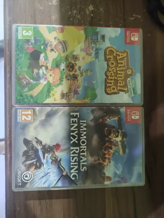 Nintendo Switch con juegos y accesorios