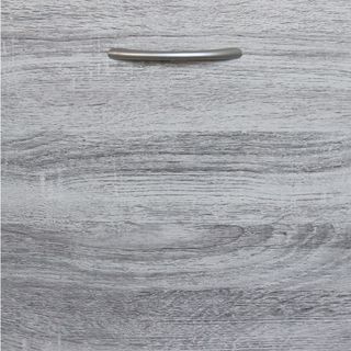 Scarpiera 2 Ante Legno Grigio Chiaro Moderna 60 cm