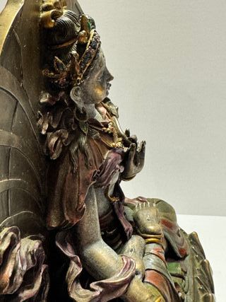 Estatua Tara Blanca Hindú/Budista