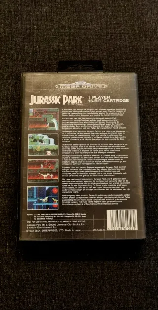 Jurassic Park SEGA Mega Drive PAL