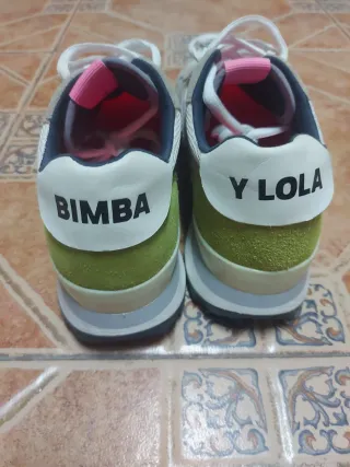 Zapatillas Bimba y Lola Beige y Rosa