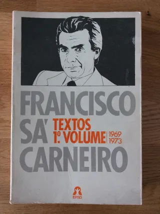 Livro de Francisco Sá Carneiro - Textos