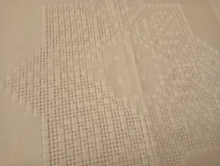 Mantelería vintage con 12 servilletas  vintage