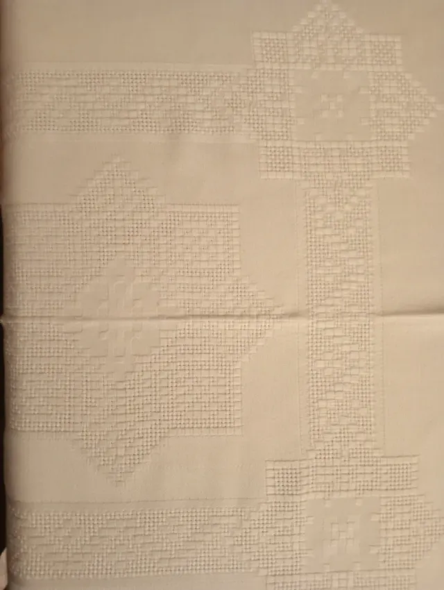 Mantelería vintage con 12 servilletas  vintage