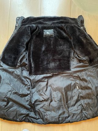 Parka Zara Negra Talla S