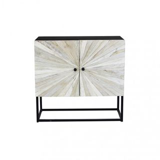 Madia 2 Ante Legno Mango e Ferro 85cm Design