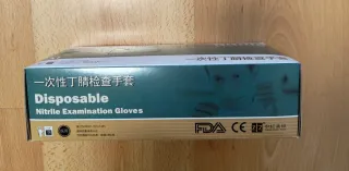 Guantes desechables de latex Talla M de 100 uds