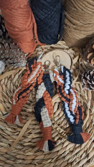 Porta-chaves Macramé Artesanal