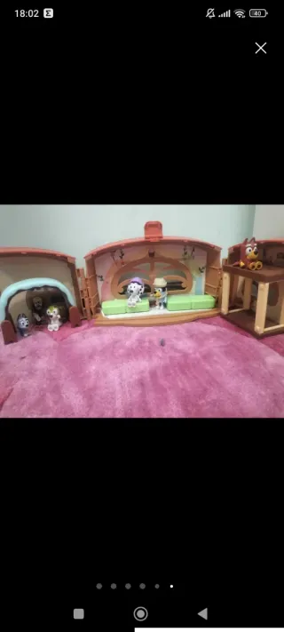 Lote de figuras y accesorios Bluey