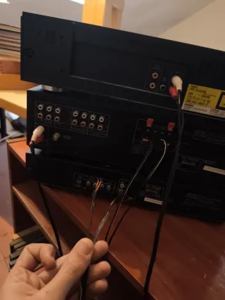 Conjunto Hi-Fi Philips CD + Ampli + Tuner