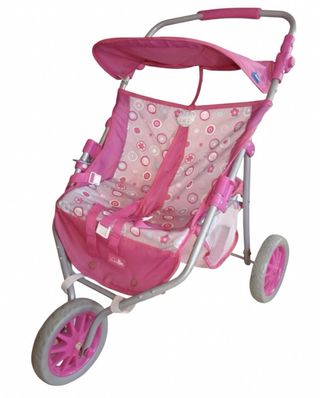 Silla de juguete gemelar plegable rosa