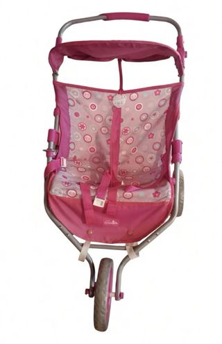 Silla de juguete gemelar plegable rosa