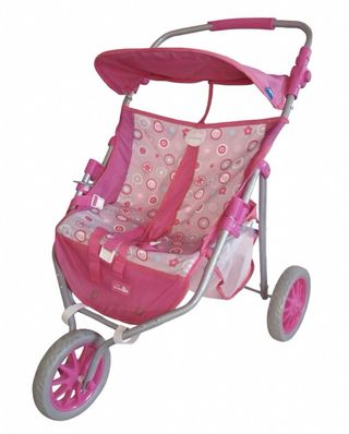 Silla de juguete gemelar plegable rosa