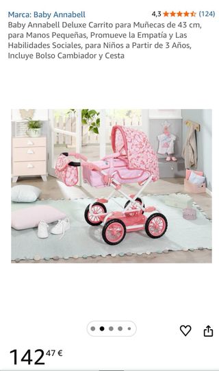 Cochecito Muñecas Baby Annabell