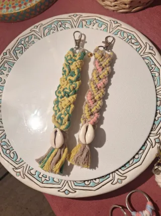 Acessorios decorativos Macramê