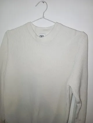 Camiseta Zara Blanca Talla S