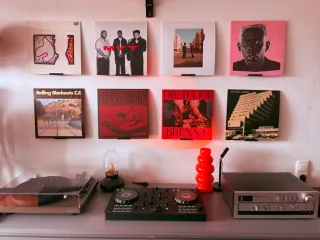 Soportes pared vinilos (pack 6)