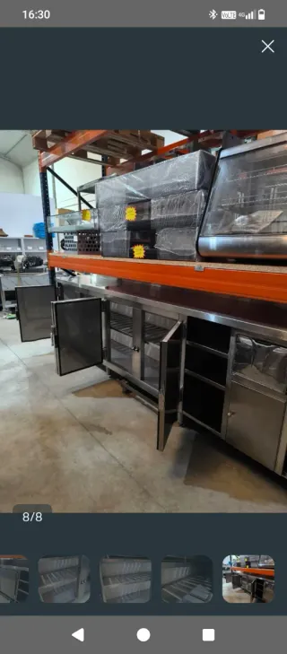 Mueble cafetero refrigerado