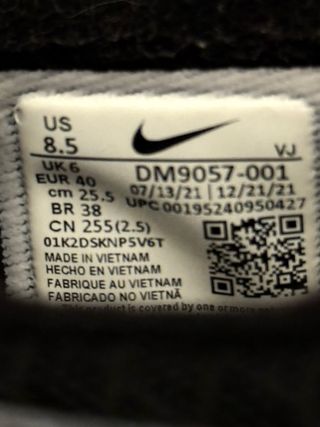 Zapatillas Nike Free Run 2 Mujer Negras