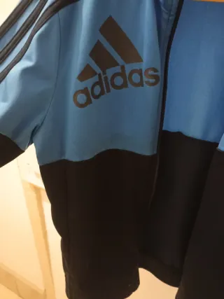Chaqueta Adidas Azul y Negra Talla m