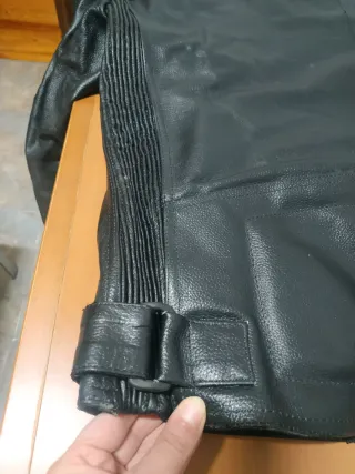 Cazadora Biker Cuero equipada